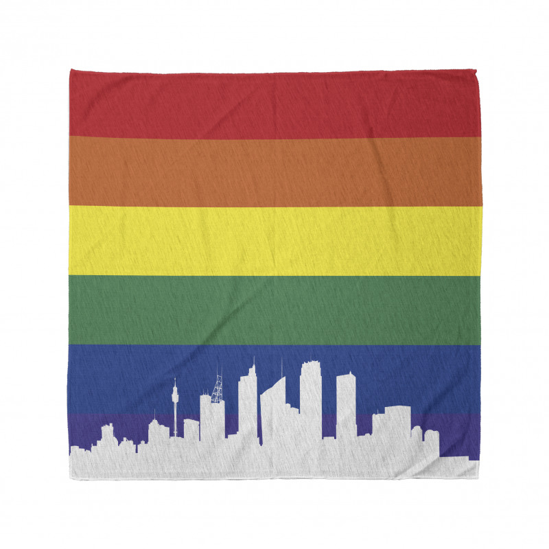 Sydney Buildings Rainbow Flag Bandana