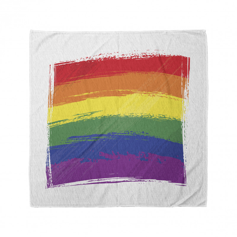 Watercolor Rainbow Flag Love Bandana