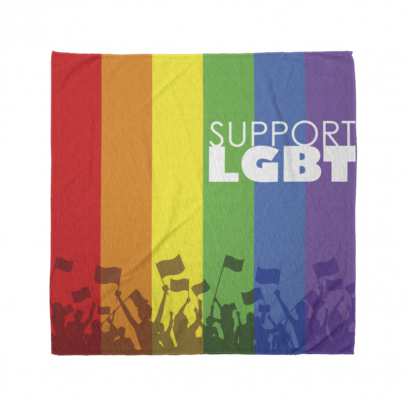 Support LGBT Celebration Flag Bandana