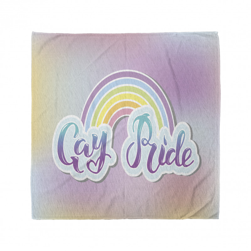 Gay Pride Clouds and Rainbow Bandana