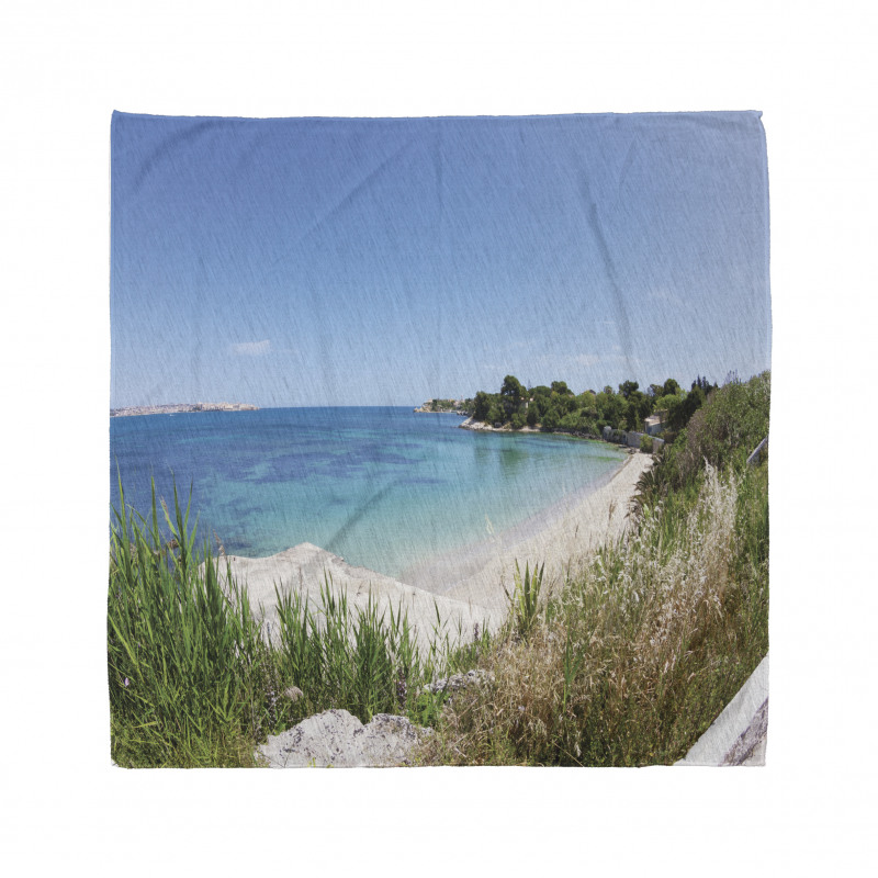 Panoramic Sandy Coastline Bandana