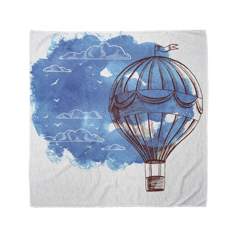 Bon Voyage Sky Cloud Balloon Bandana