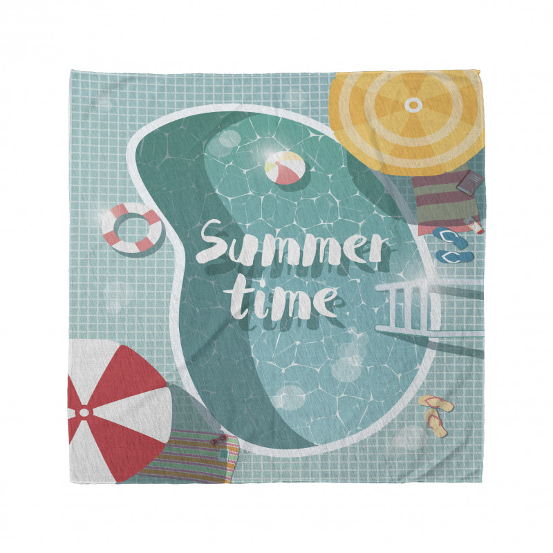 Top View Swimming Pool Bandana