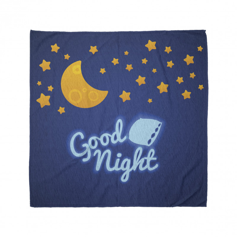 Nursery Bed Time Graphic Bandana