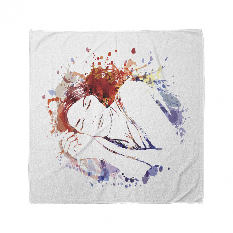 Beauty Sleeping Girl Bandana