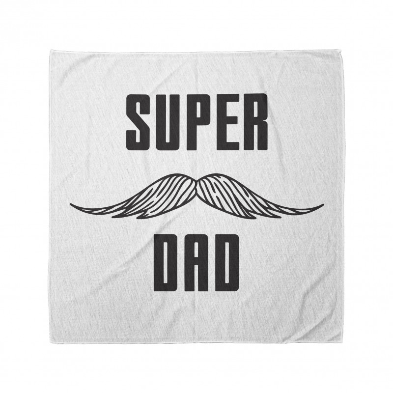 Super Dad with Mustache Bandana