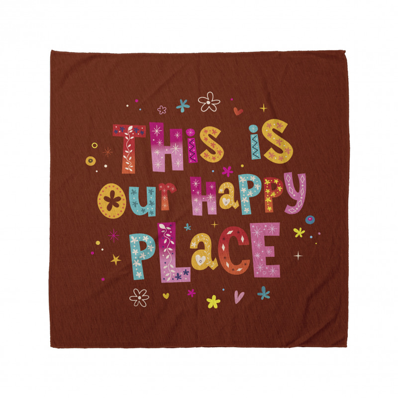 This is Our Happy Place Bandana