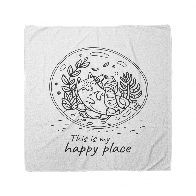 Positive Saying with Doodle Bandana