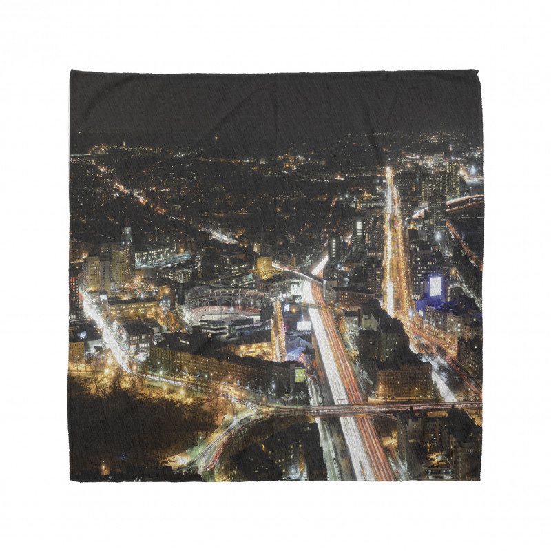 Skyline at Night City Bandana