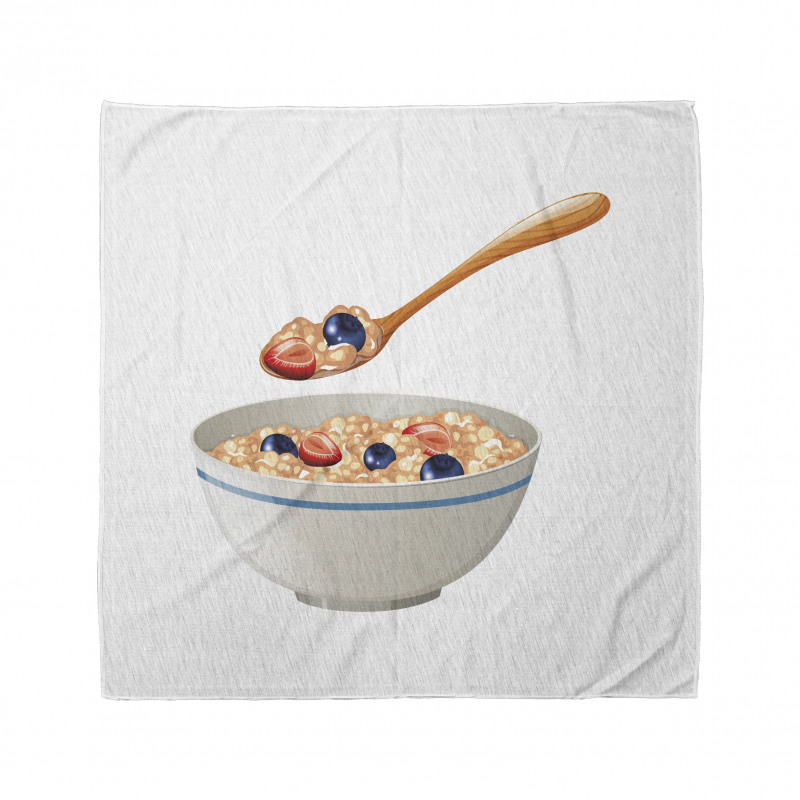 Spoon and Bowl of Porridge Bandana