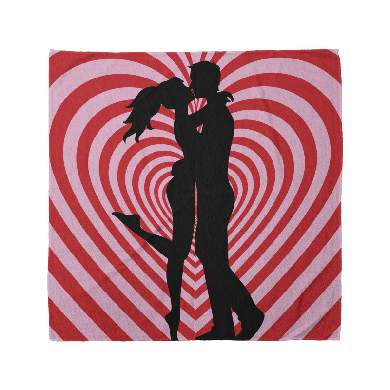 Couple on Whirlpool Heart Bandana