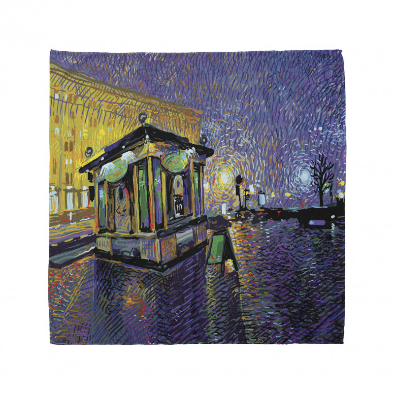 Kyiv City Night Art Bandana