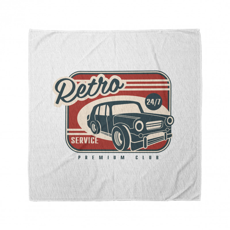 Retro Service Old Car Bandana