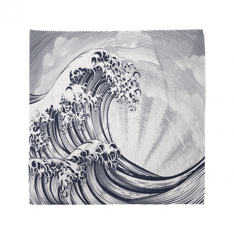 Oriental Japanese Waves Bandana