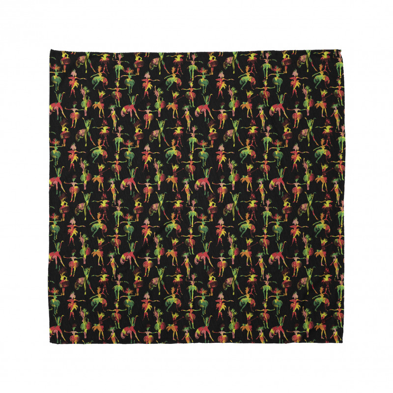 Dancing Women in Flag Hues Bandana