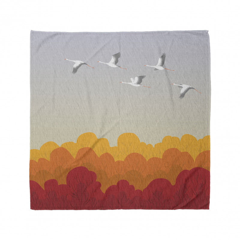 Flying Strokes Autumn Forest Bandana