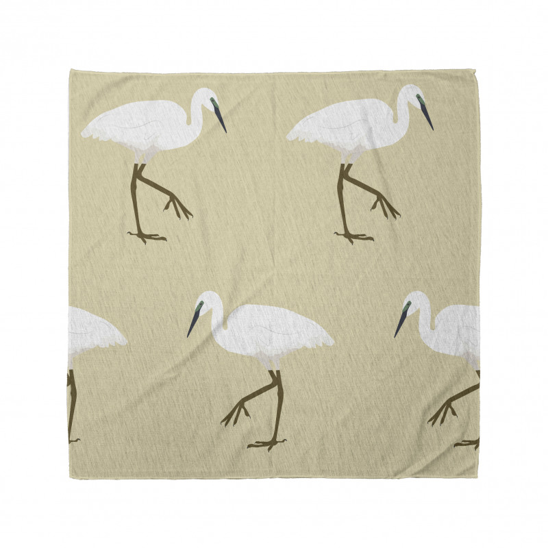 Leg Standing Heron Birds Bandana