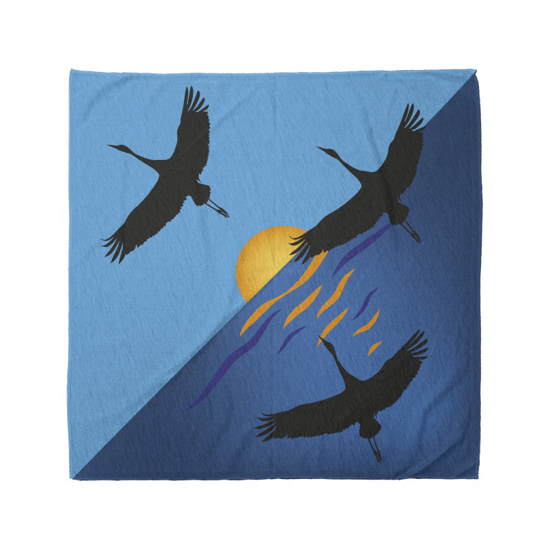 Flying Bird at Horizon Sunset Bandana