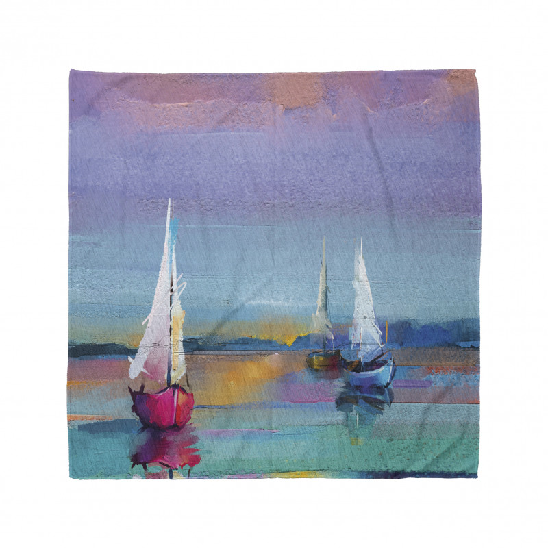 Modern Art Boat Sail Bandana