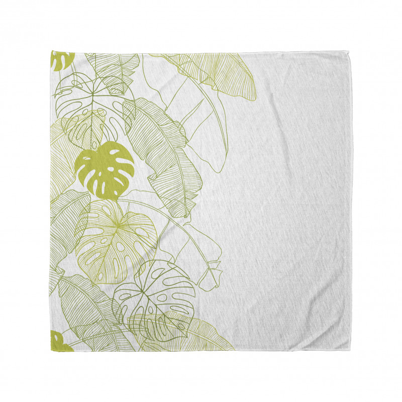 Monstera Leaf and Nature Bandana