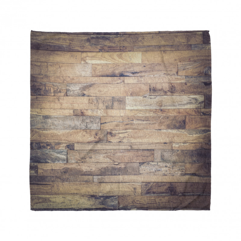 Earthy Toned Planks Bandana