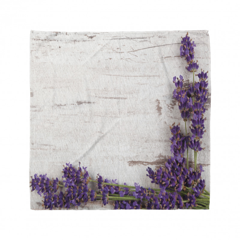 Lavender Flower Table Bandana