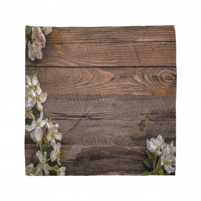 White Bloom Arrangement Bandana