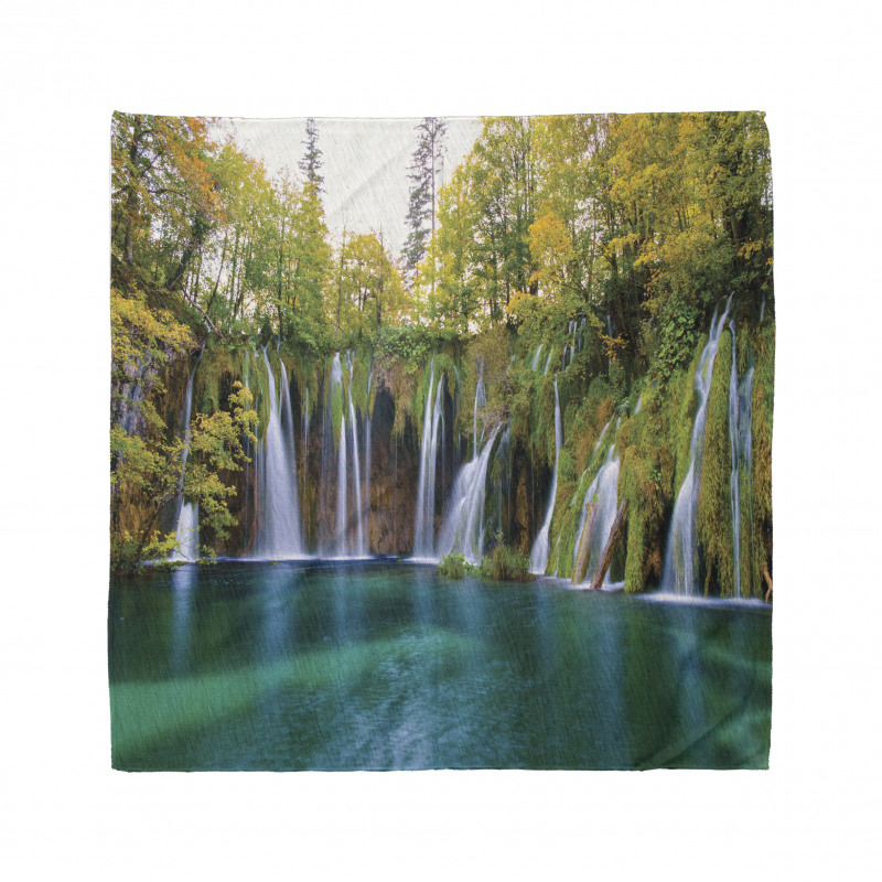 Many Small Waterfalls Photo Bandana