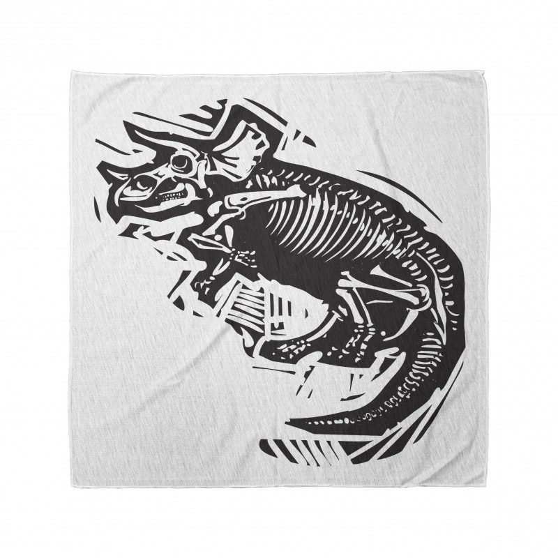 Woodcut Fossil Dinosaur Bandana