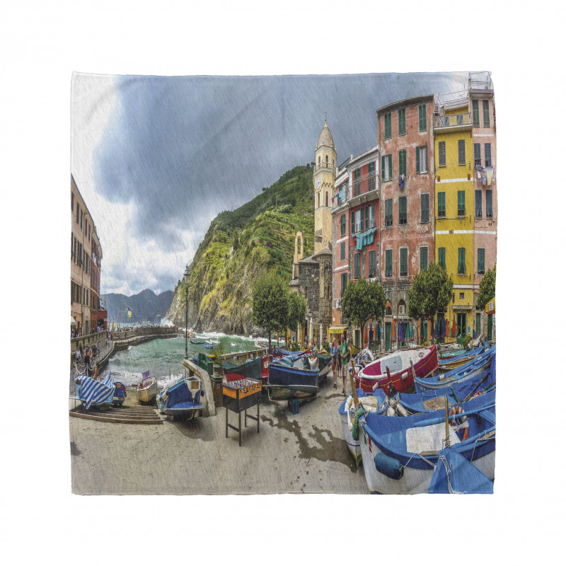 Italian Village House Boat Bandana