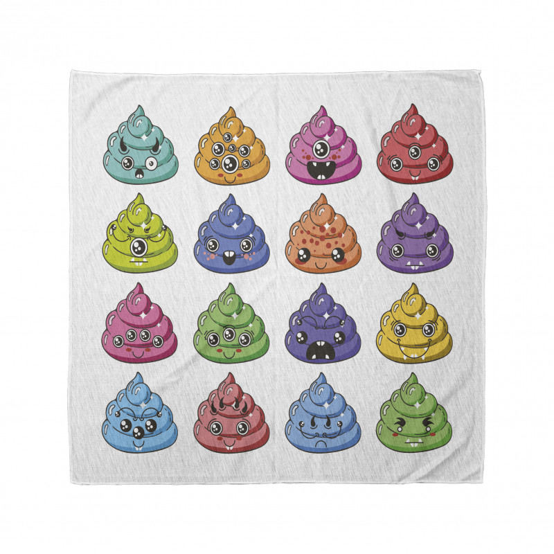 Happy Colorful Kawaii Bandana