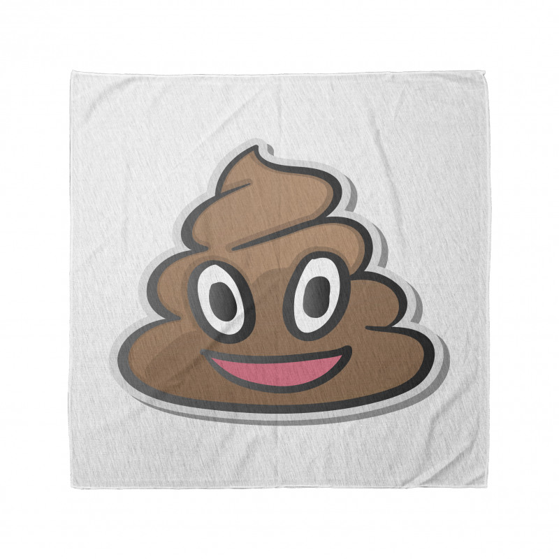 Smiling Face Turd Doodle Bandana