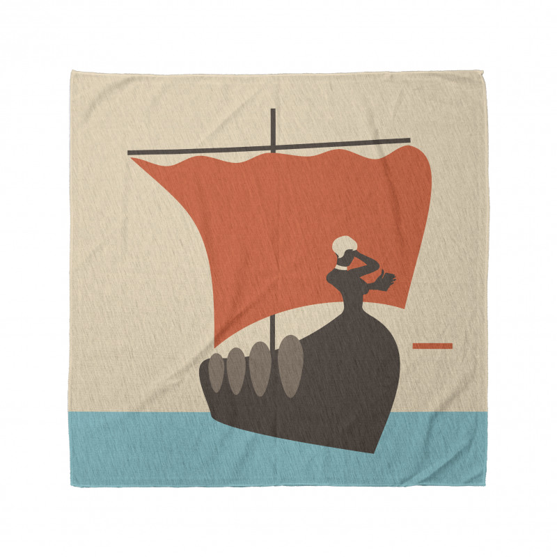 Sailboat with Woman Bandana