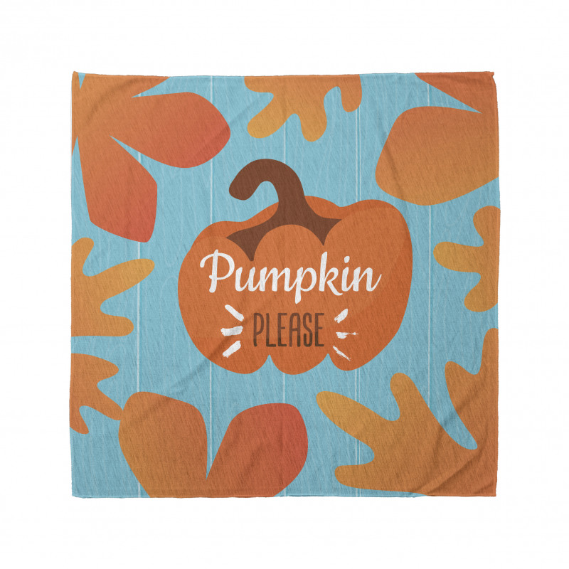 Pumpkin Please Words Bandana