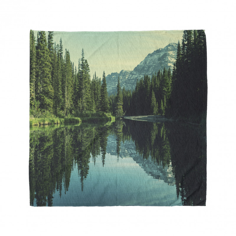 Tree Reflections on Calm Water Bandana