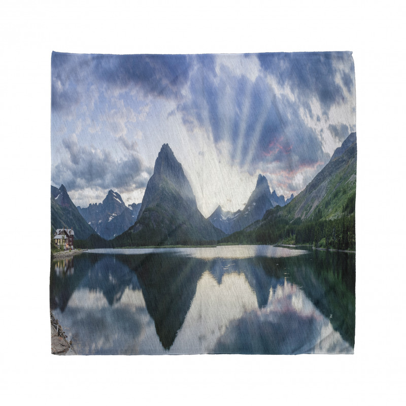 Swiftcurrent Lake Panorama Bandana