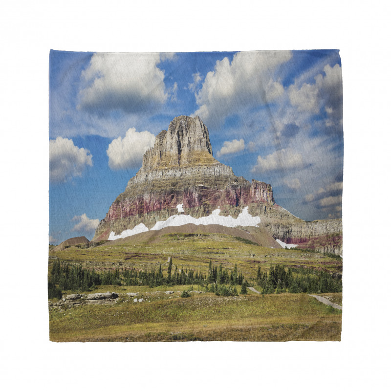 Rugged Peak and Cloudy Sky Bandana