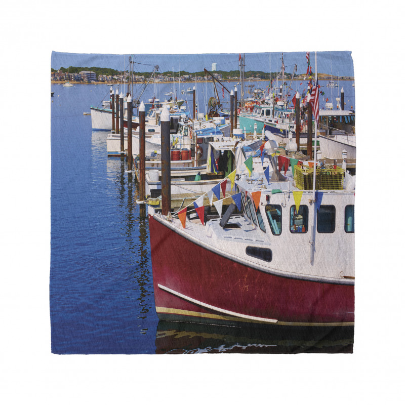 Boats Pier Nautical Bandana