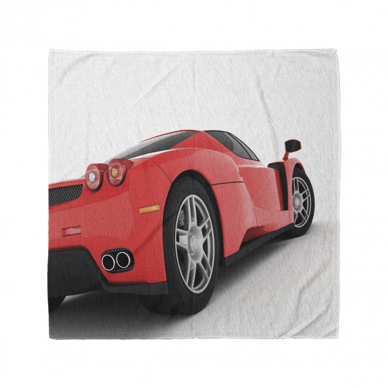 Red Super Sports Car Bandana