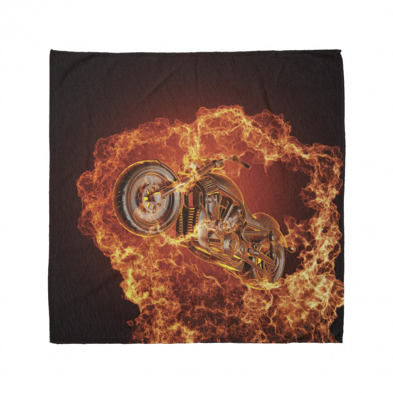 Motorbike in Fire Bandana