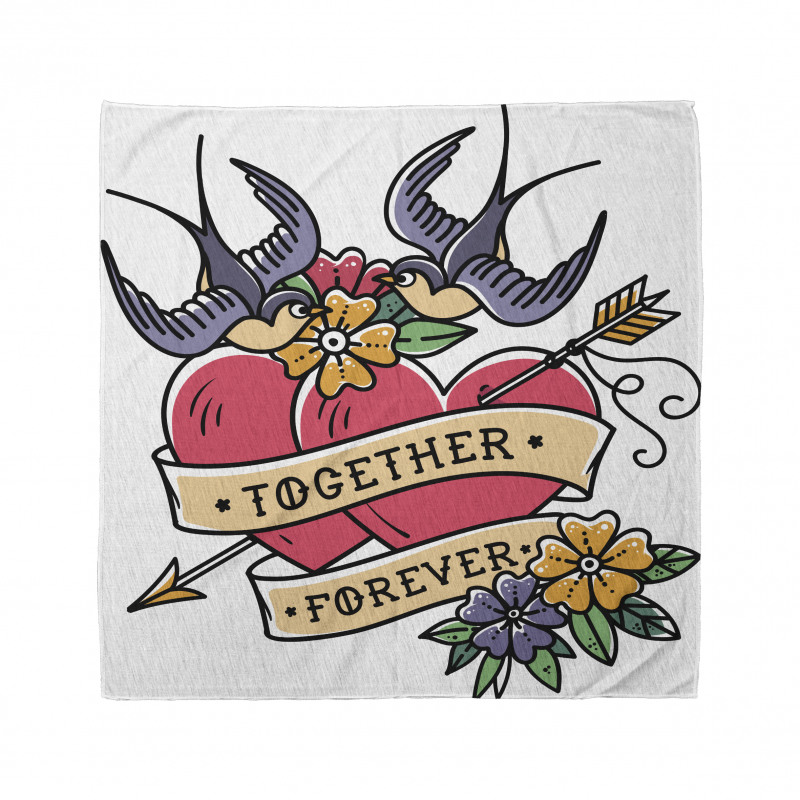 Together Forever Hearts Bandana