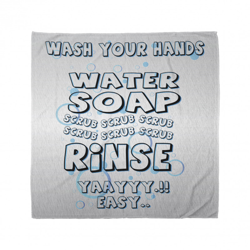 Water Soap Scrub Bandana