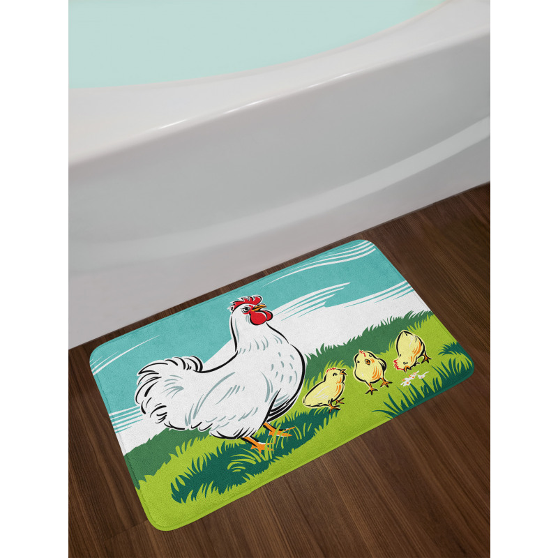 Animal Cartoon Bath Mat