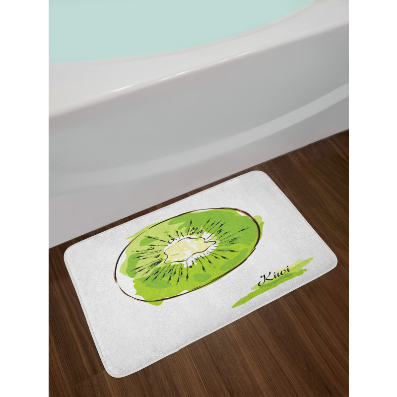 Halved Fruit Design Bath Mat