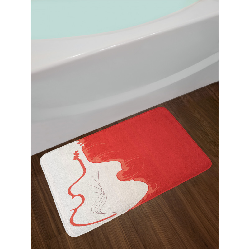 Abstract Music Design Bath Mat