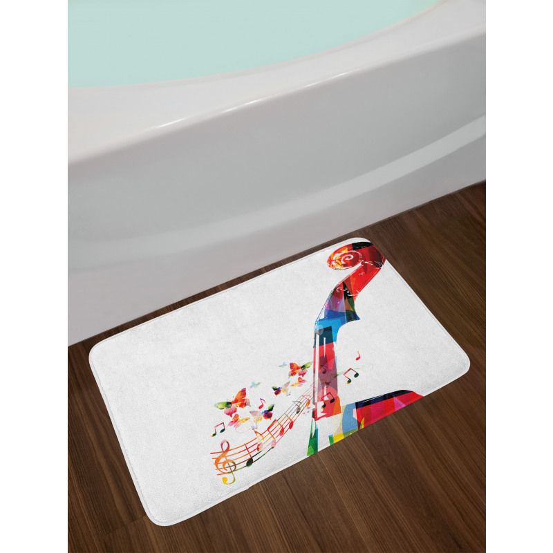 Creative Abstract Pegbox Art Bath Mat