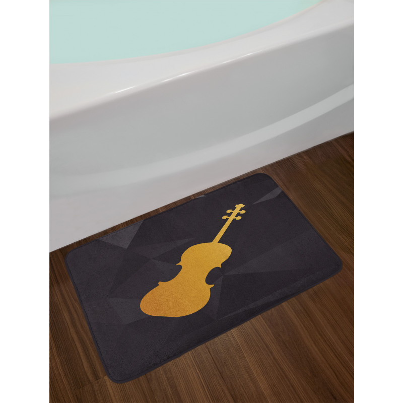 Instrument Silhouette Bath Mat