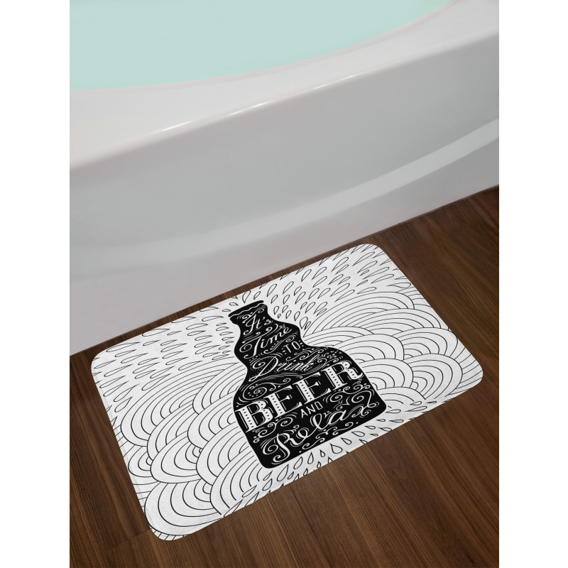 It's Time to Drink Beer Bath Mat