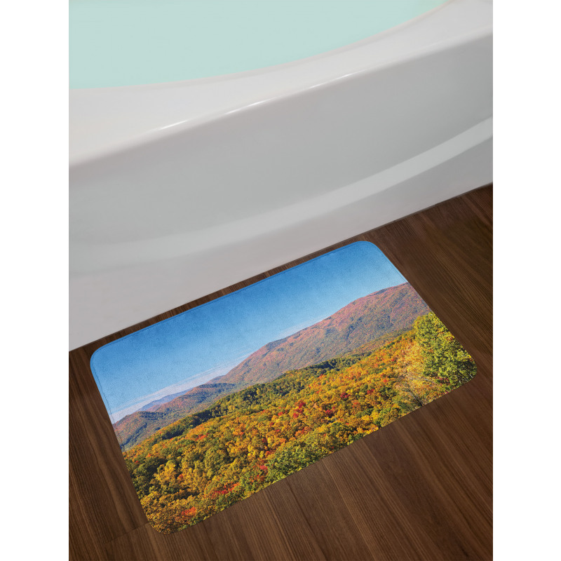 Fall Colors Woodland Bath Mat