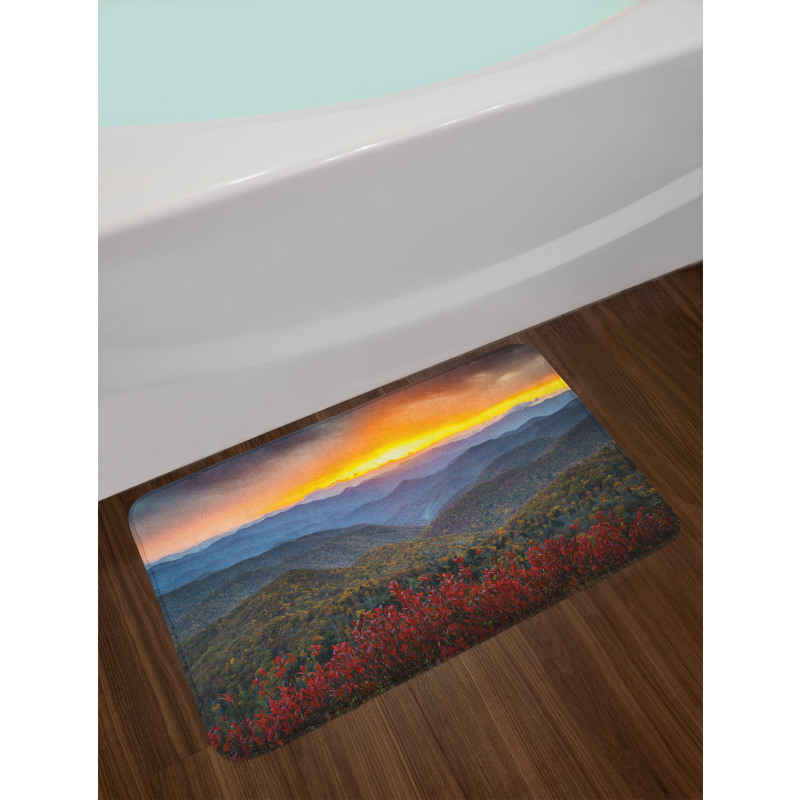 Picturesque Sunset NC Bath Mat